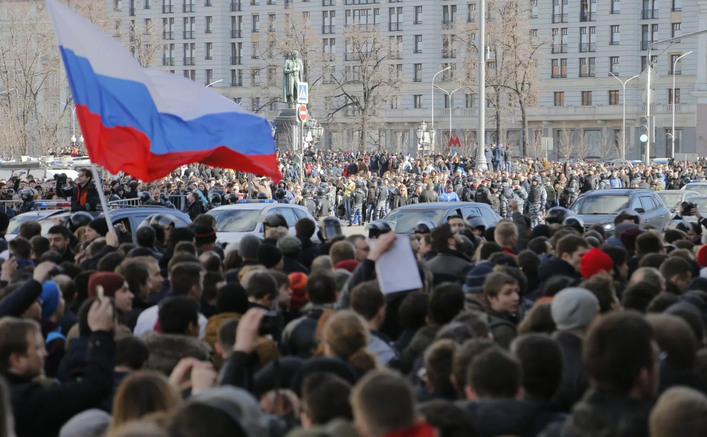 Rosja: Masowe zatrzymania podczas demonstracji w centrum Moskwy