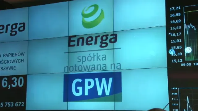 Debiut Grupy Energa na GPW: Cena akcji spada, nie tego oczekiwali inwestorzy