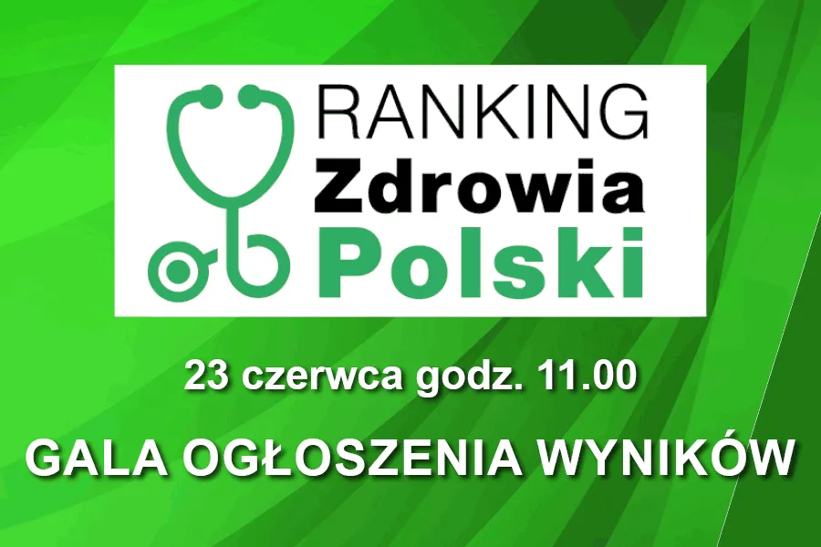 DGP zaprasza na Galę V edycji Rankingu Zdrowia Polski, która odbędzie się w nowej formule online 23 czerwca br. o godz. 11. 