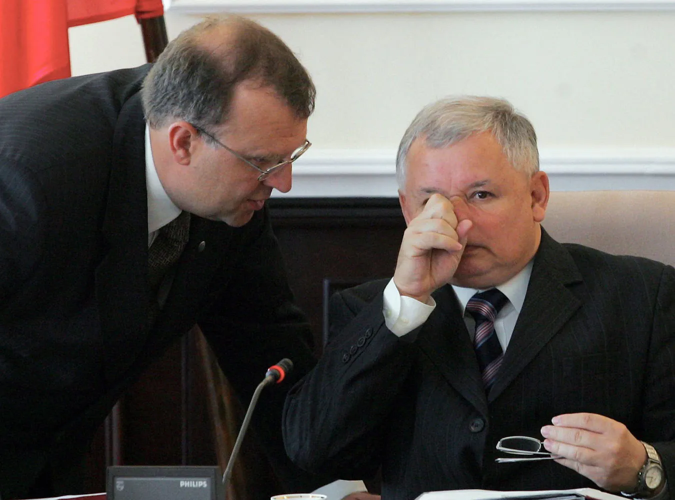 25.09.2007 WARSZAWA KANCELARIA PREZESA RADY MINISTROW POSIEDZENIE RZADU JAROSLAWA KACZYNSKIEGO
NZ KAZIMIERZ UJAZDOWSKI, JAROSLAW KACZYNSKI
FOT IGOR MORYE