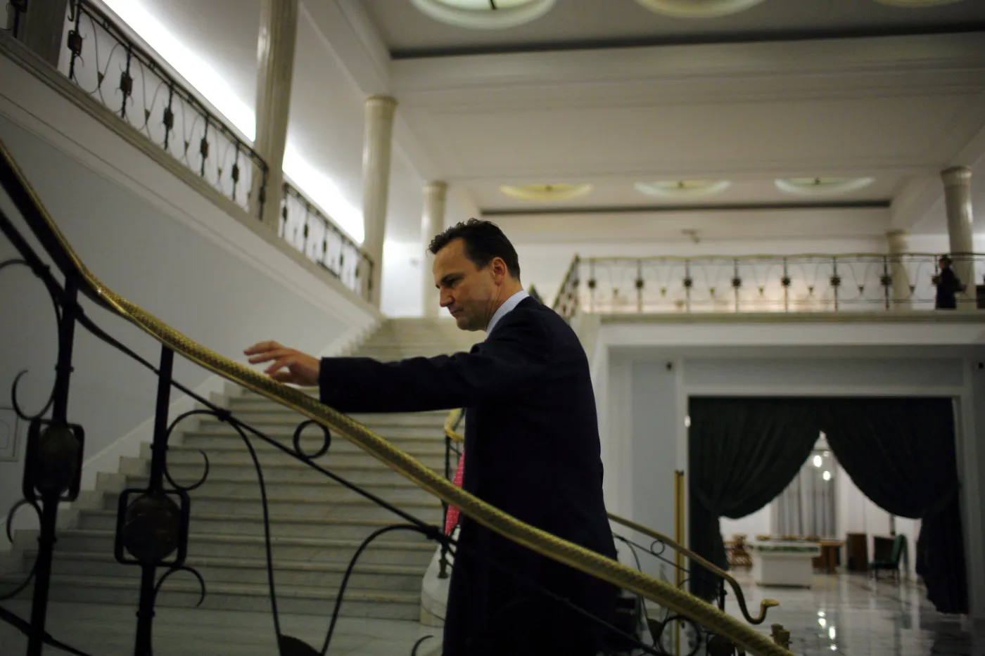 14.11.2007 Warszawa sejm 
nz Radoslaw Sikorski kandydat na ministra spraw zagranicznych w przyszlym rzadzie
Fot. Wojciech Grzedzinski
