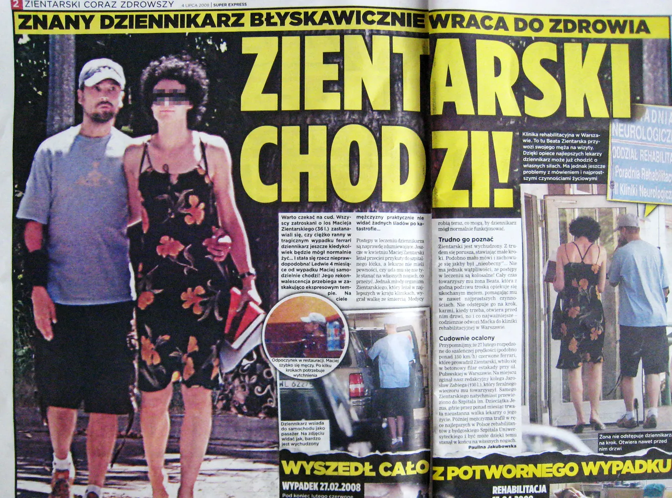 Zientarski znów chodzi