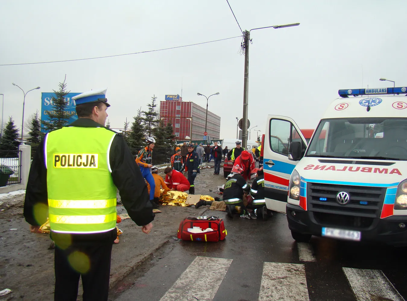 Ranni w wypadku kolarze chcą wrócić na rowery