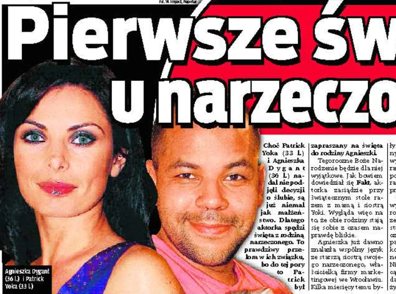 Z kim Niania zje wigilijnego karpia?