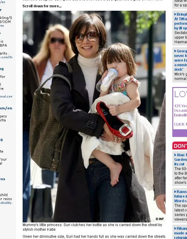 Katie Holmes chce wyziębić swoje dziecko?