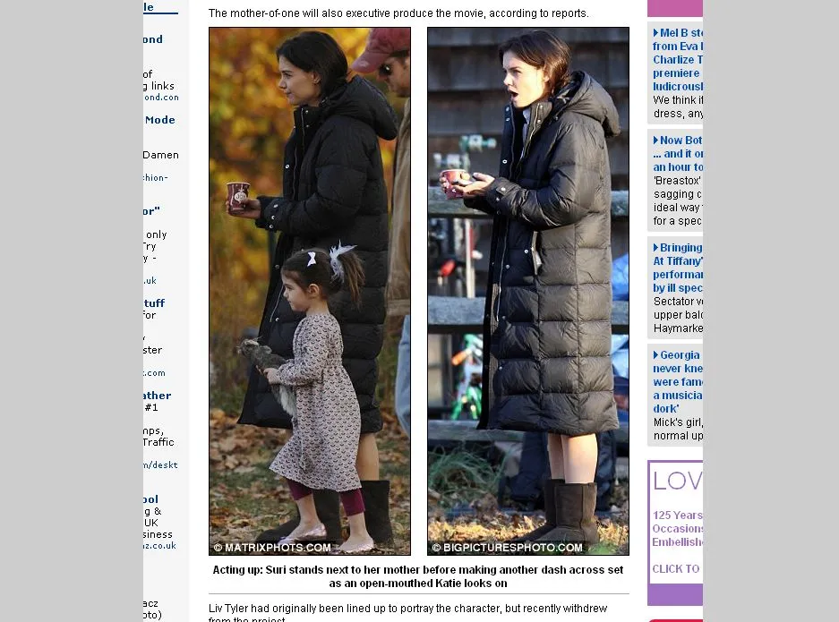 Katie Holmes chce wyziębić swoje dziecko?