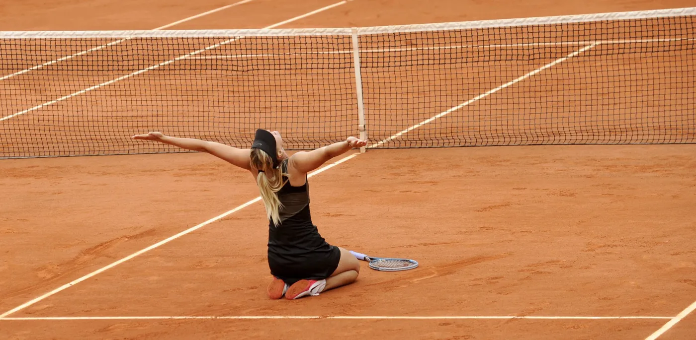 Zobacz, jak Szarapowa cieszyła się z wygrania Roland Garros