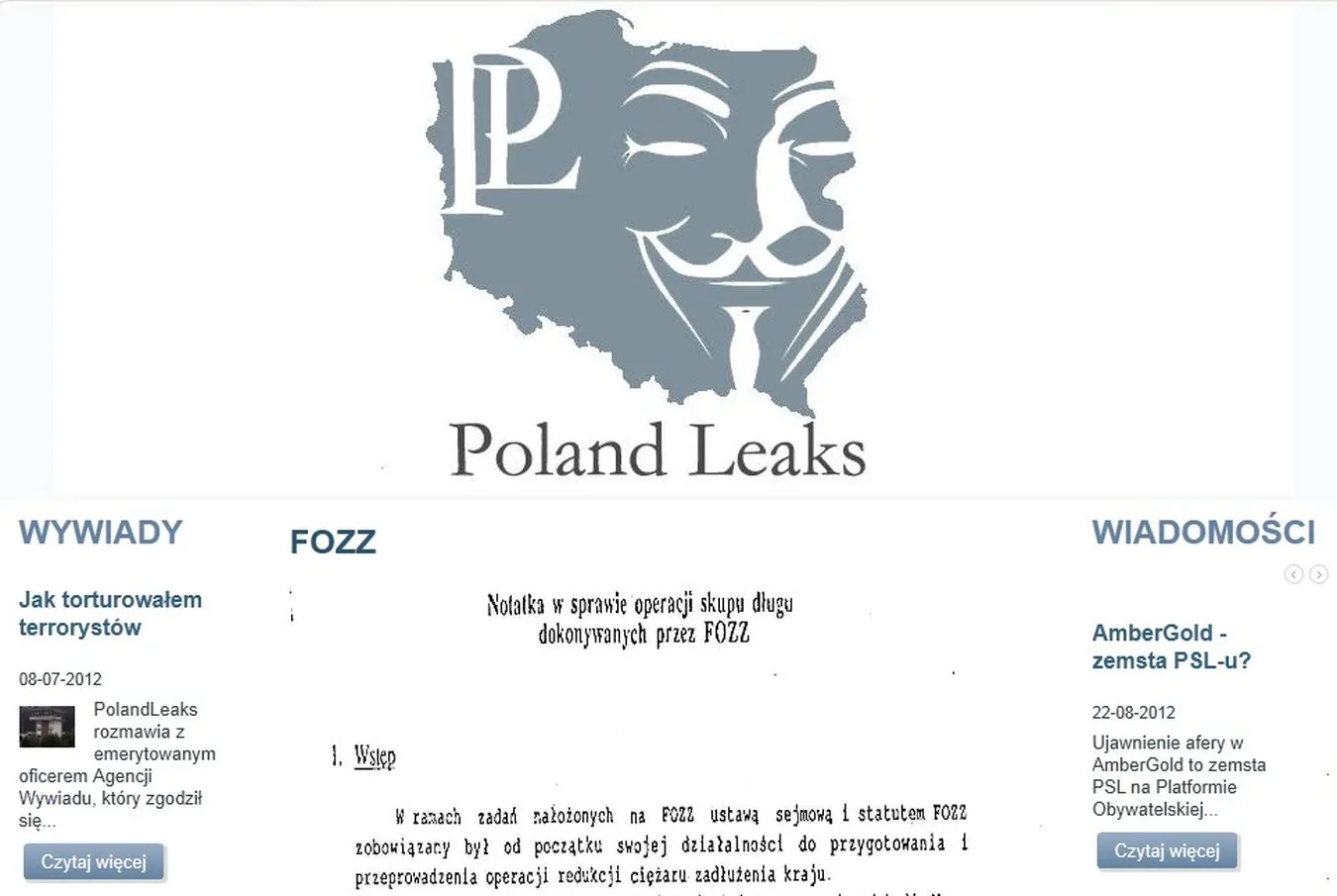 Przecieki po polsku. Powstał portal PolandLeaks