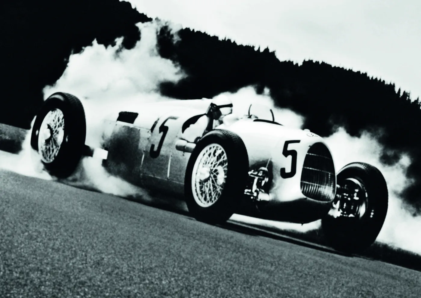  Bernd Rosemeyer w czasie Grand Prix w Donington, 1937 r.