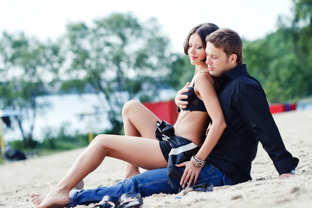Zakochani na plaży