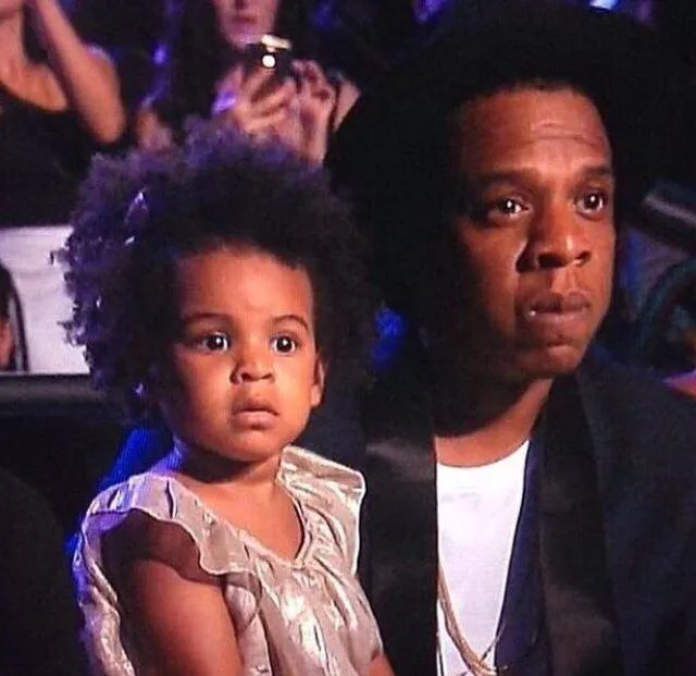 Blue Ivy z tatą
