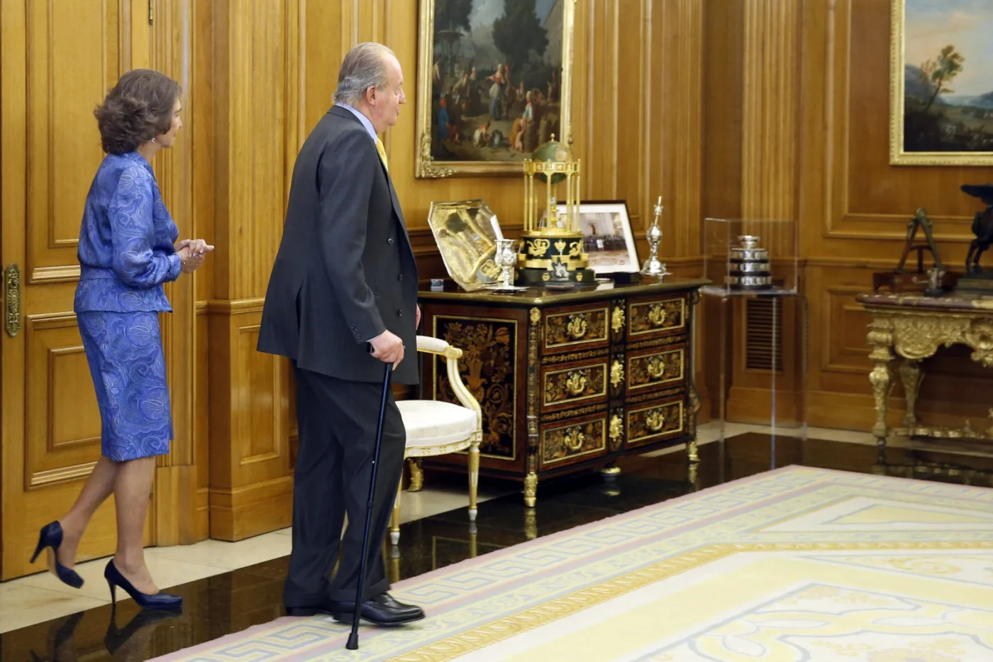 Abdykacja Juana Carlosa skromną uroczystością