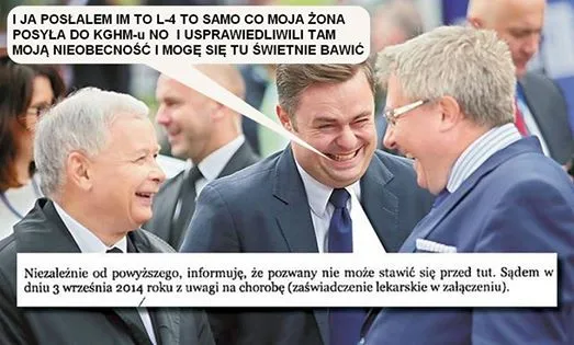 Hofman chwali się fałszywym L4, a Sikorski nie chce być Piłsudskim. MEMY TYGODNIA