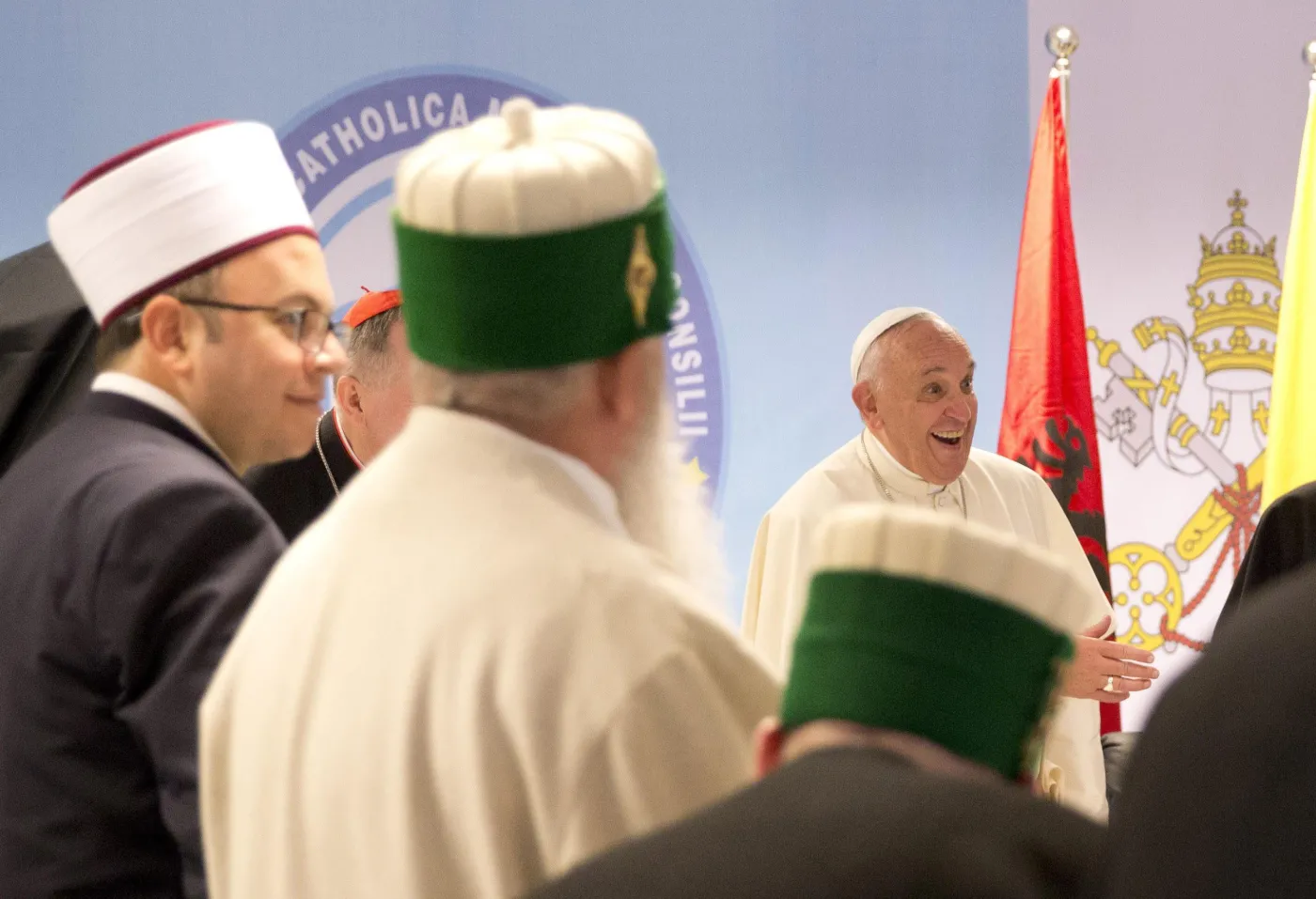 Papież w Albanii