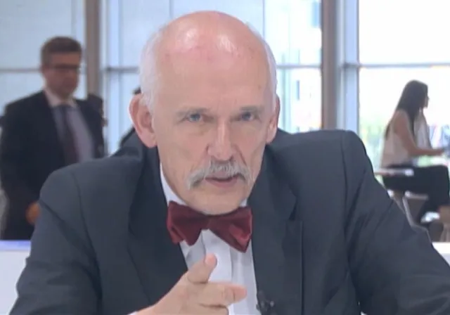 Korwin-Mikke spoliczkował Boniego. Posłowie: Zbydlęcenie i faszyzm