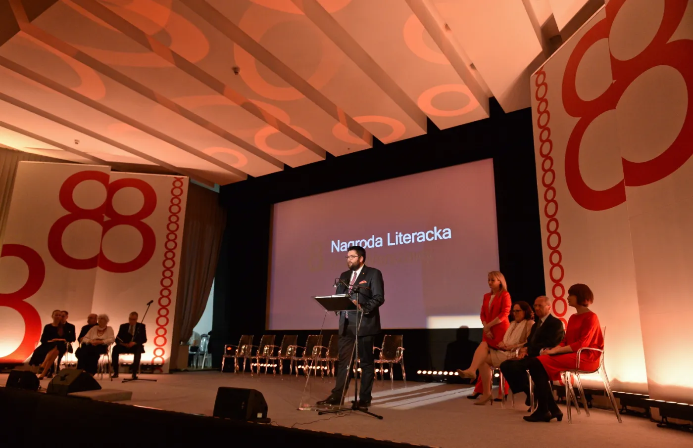 Gala finałowa 8. edycji Nagrody Literackiej m.st. Warszawy w Bibliotece Narodowej w Warszawie