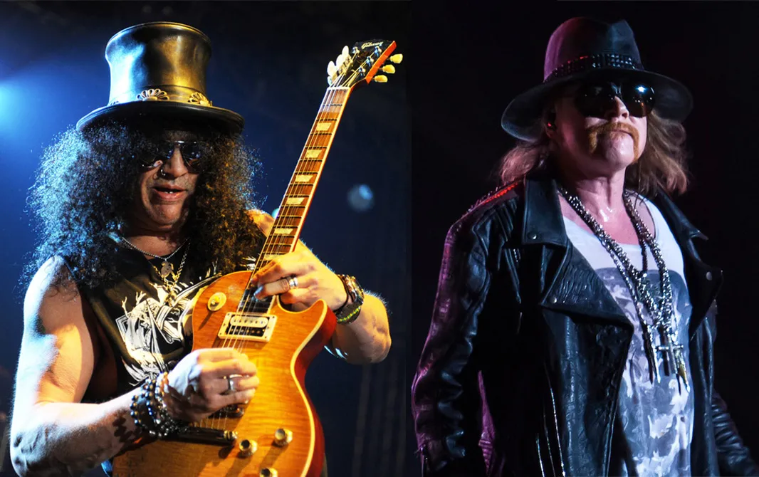 Slash i Axl Rose