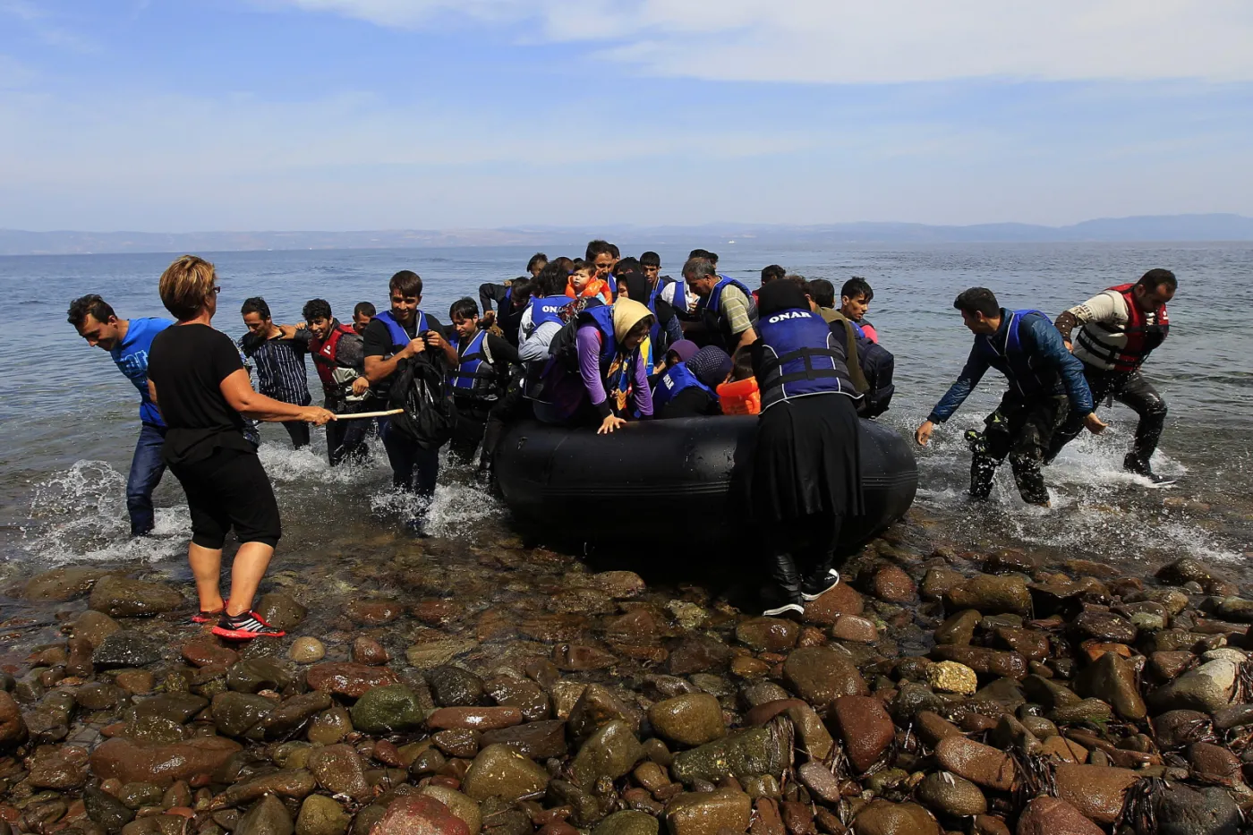 Uchodźcy na Lesbos