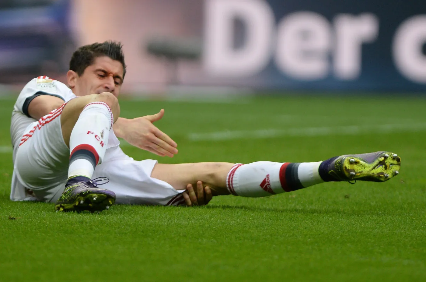 Liga niemiecka: Brutalny atak na Roberta Lewandowskiego