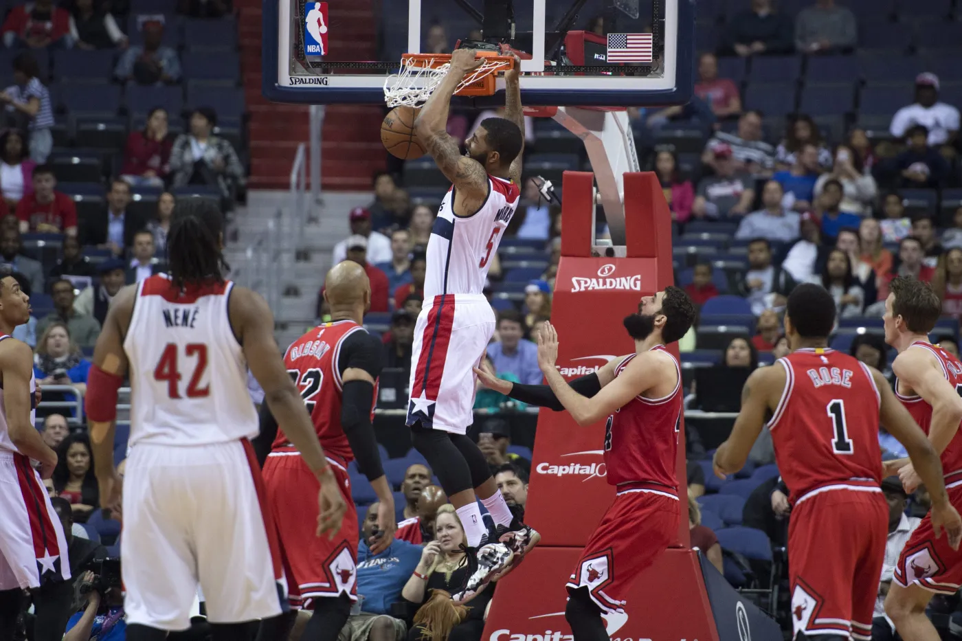 Liga NBA: Dziewięć punktów Gortata, Wizards lepsi od Bulls