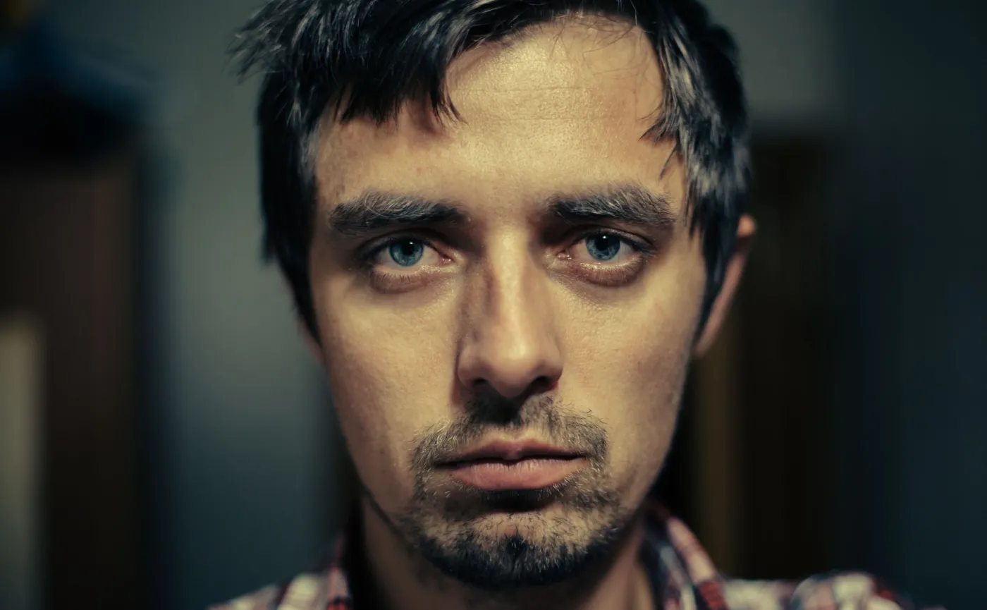 Chory mężczyzna