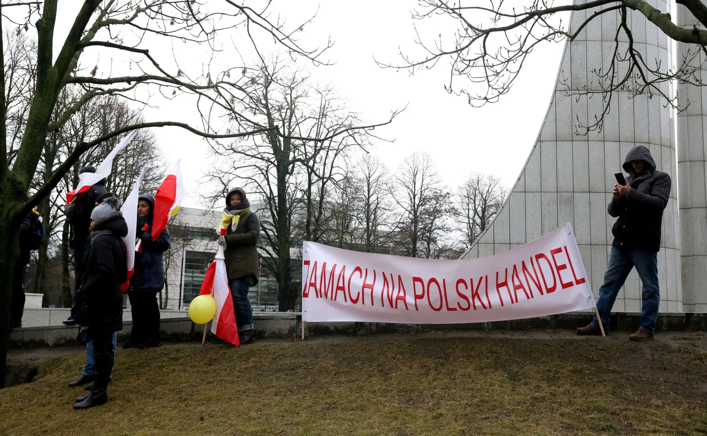 Protest handlowców
