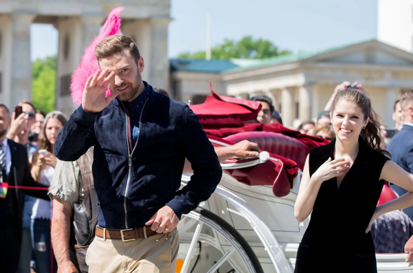 Justin Timberlake i Anna Kendrick w Berlinie 