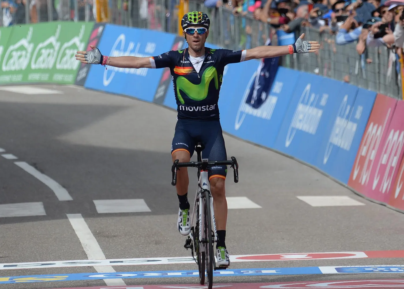 Giro d'Italia: Valverde wygrał 16. etap. Kruijswijk liderem, Majka na 6. miejscu