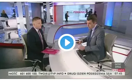 Rozmowa w TVP Info
