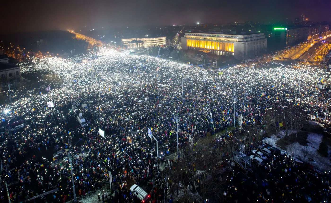 Protesty w Rumunii