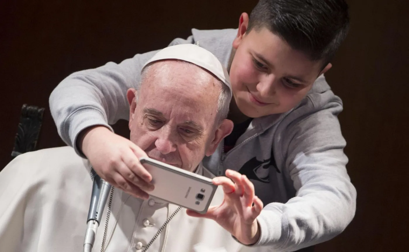 Selfie z papieżem