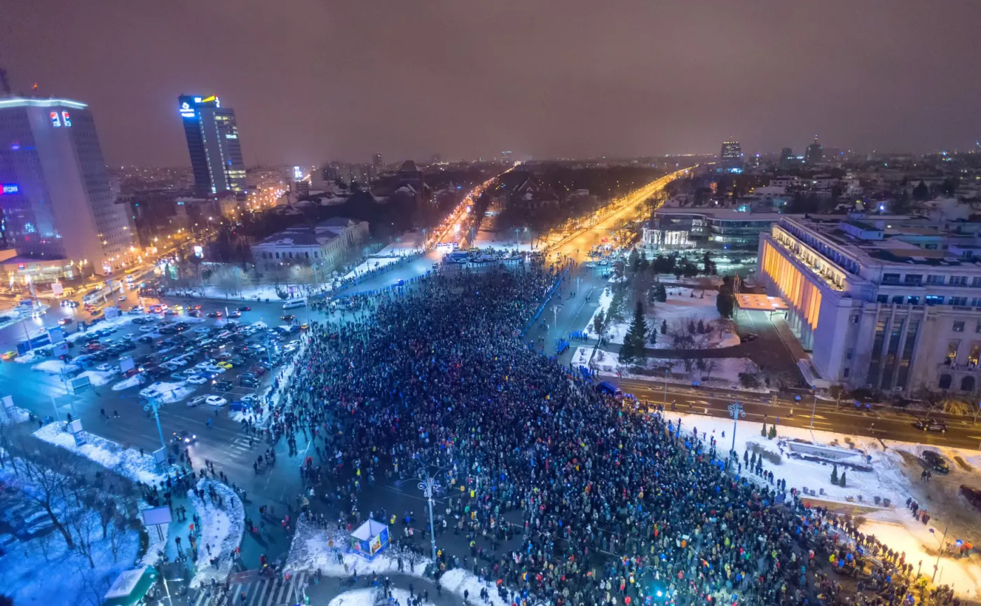 Protesty w Rumunii