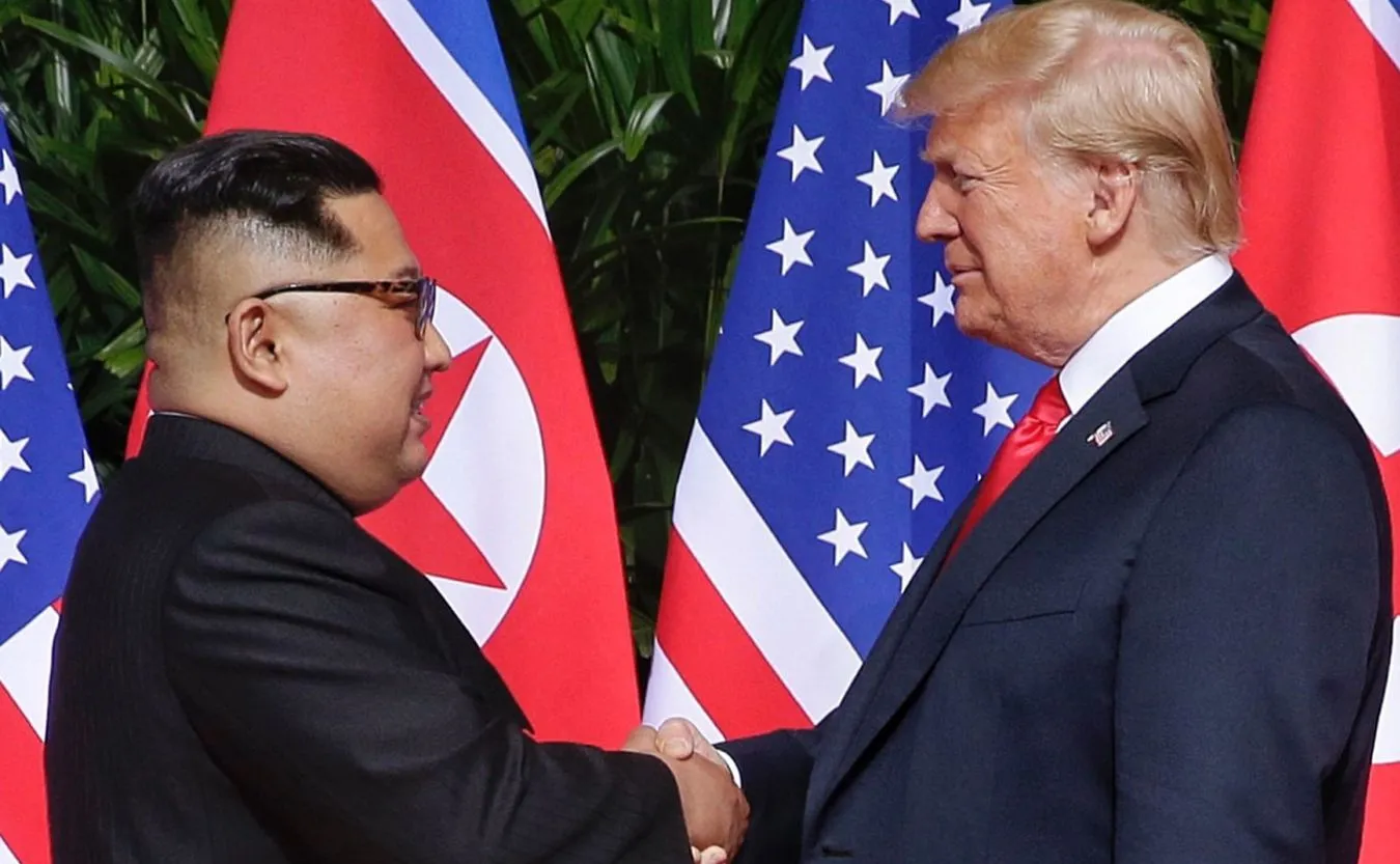 Kim Dzong Un i Donald Trump