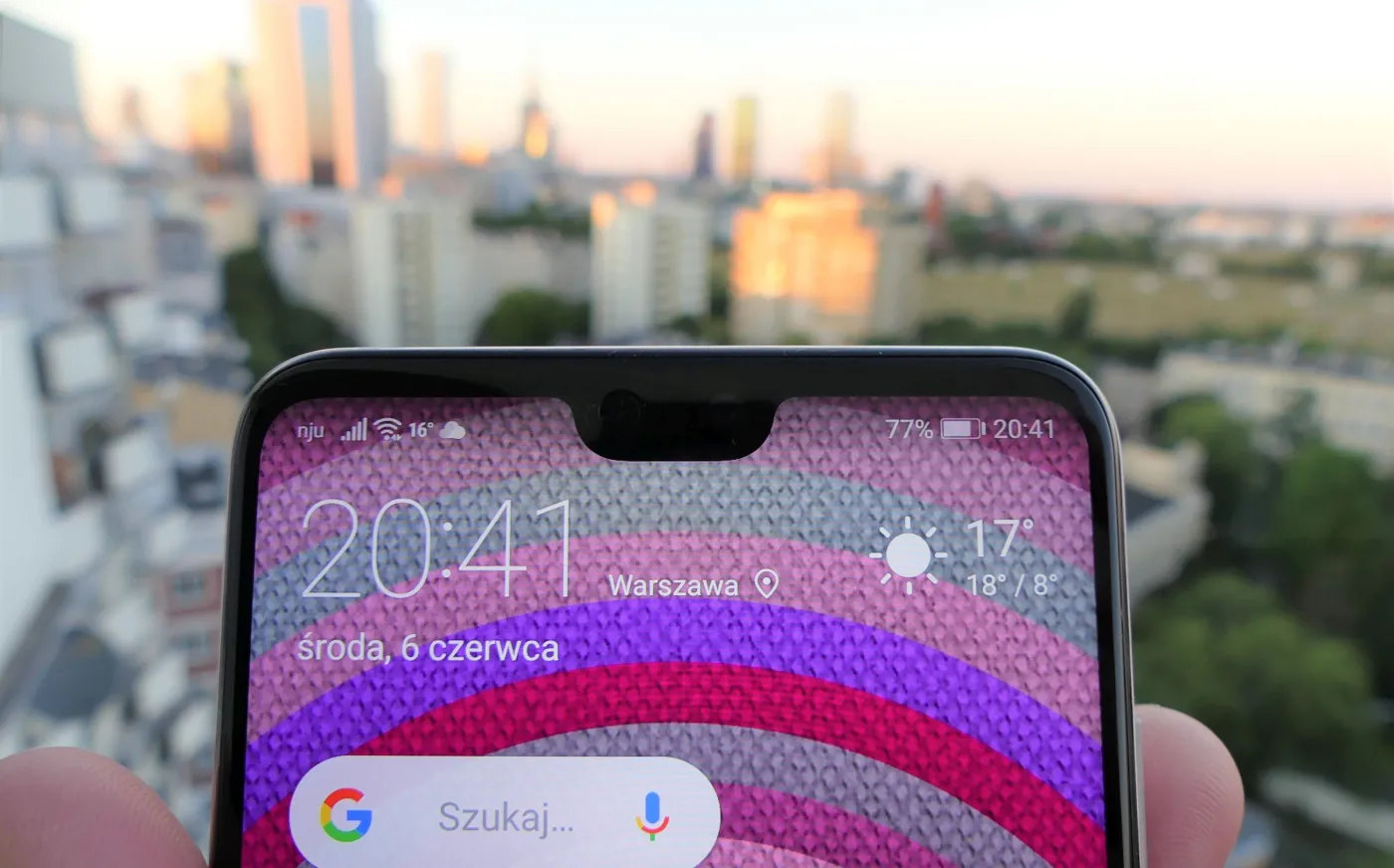 Huawei P20 - notch 