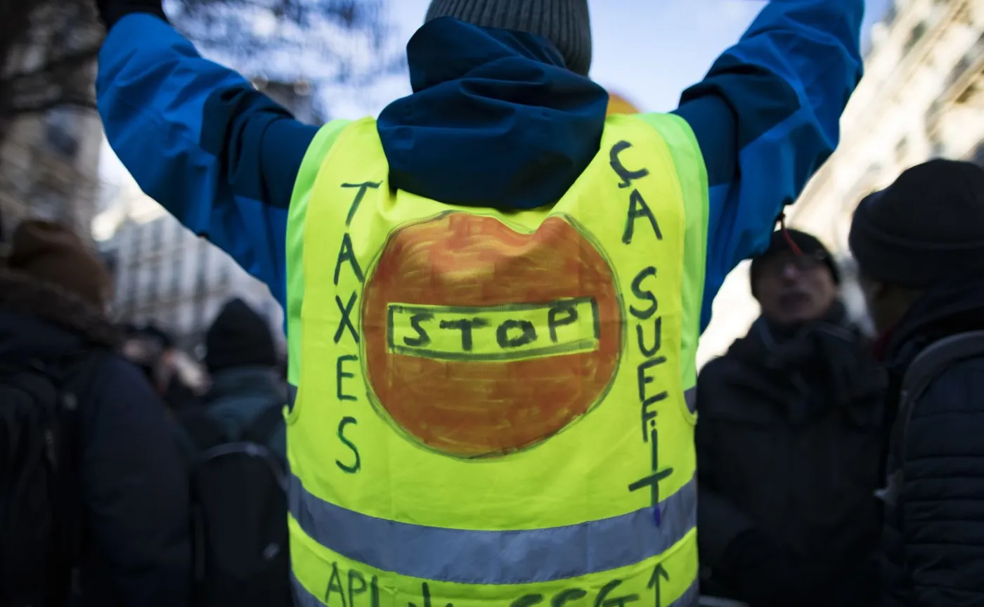 Protest w Paryżu