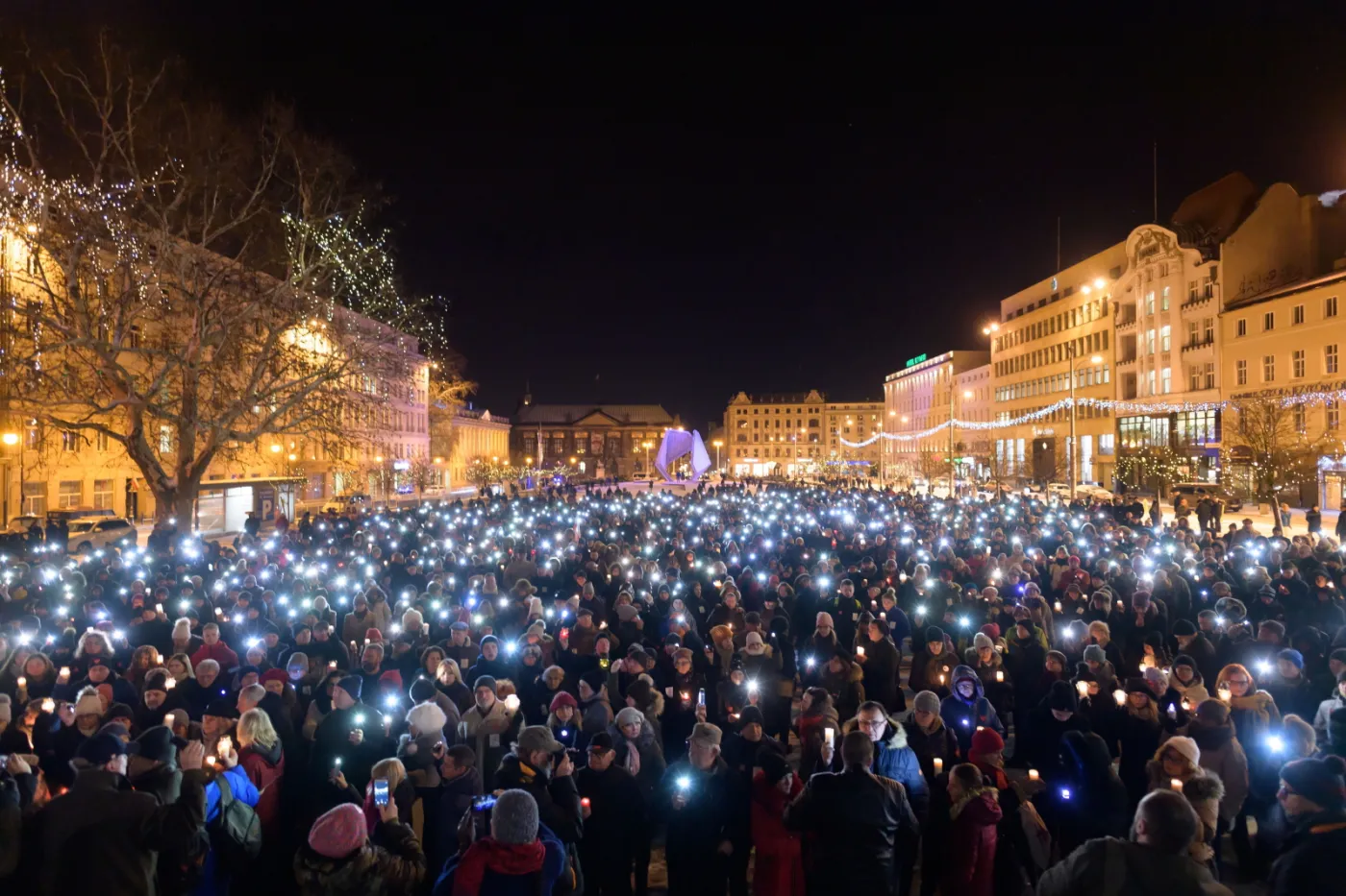 Wiec w Poznaniu