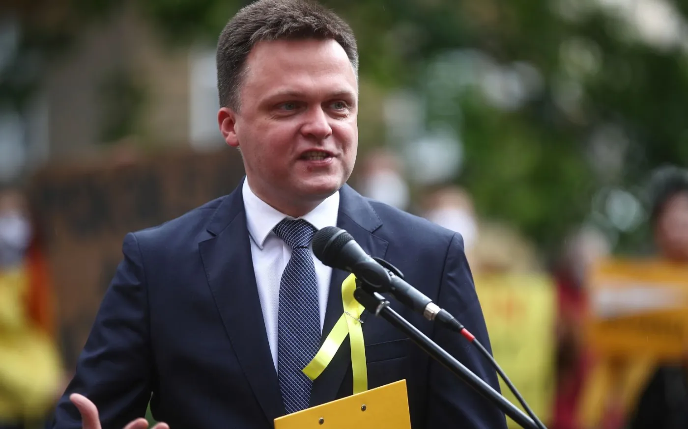 Hołownia o przekopie Mierzei. "Ten rząd myśli kategoriami jak za Gierka"