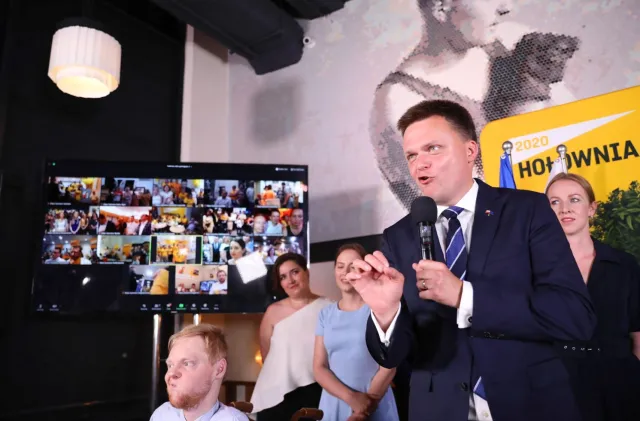 Emilewicz kusi Hołownię. Będzie zabiegać o jego poparcie dla Dudy