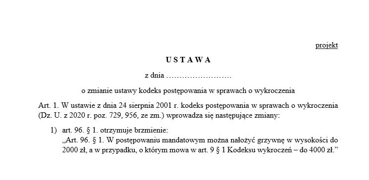 Fragment petycji
