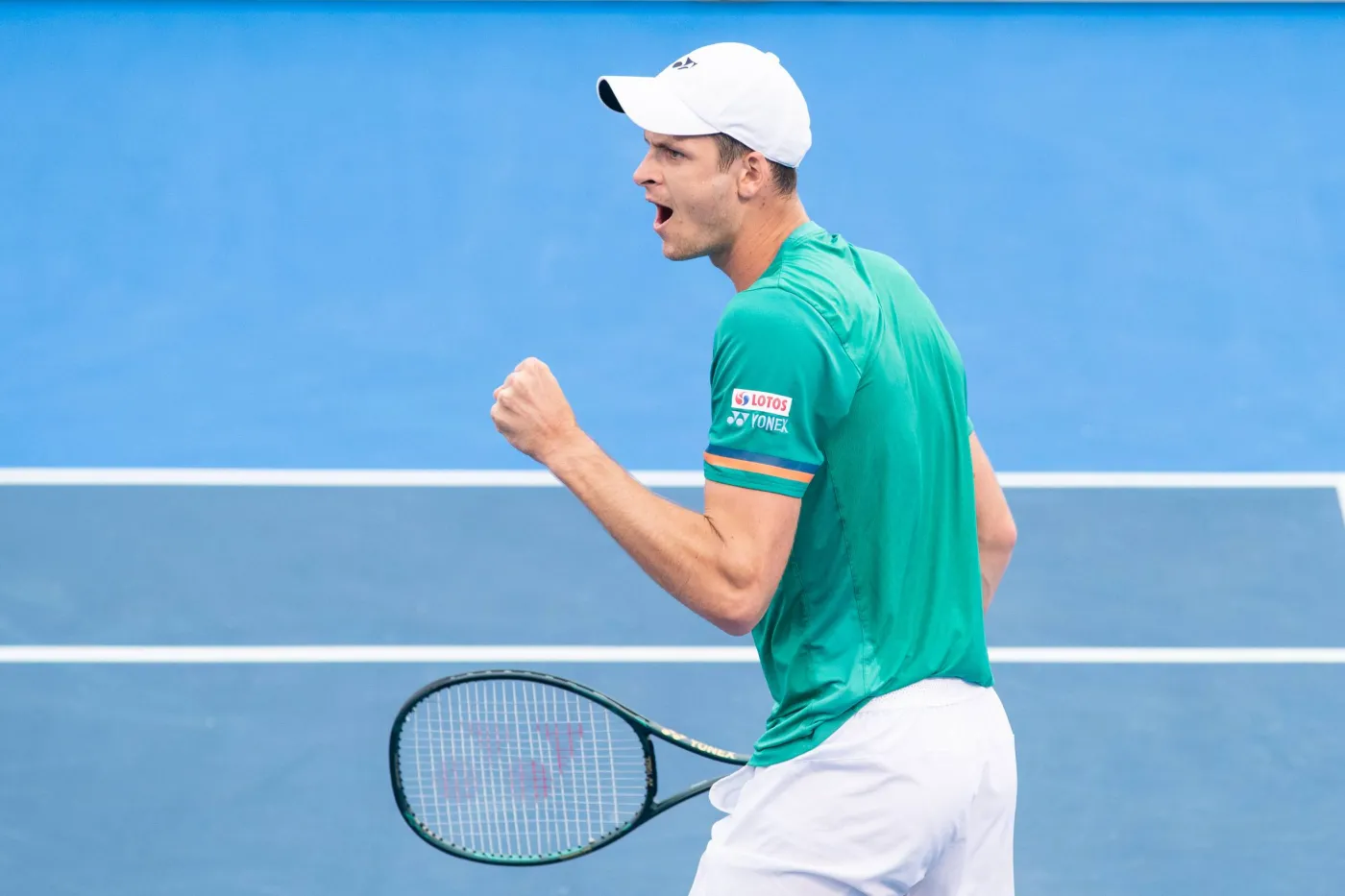Hubert Hurkacz z wygraną i awansem w turnieju ATP Miami 1000