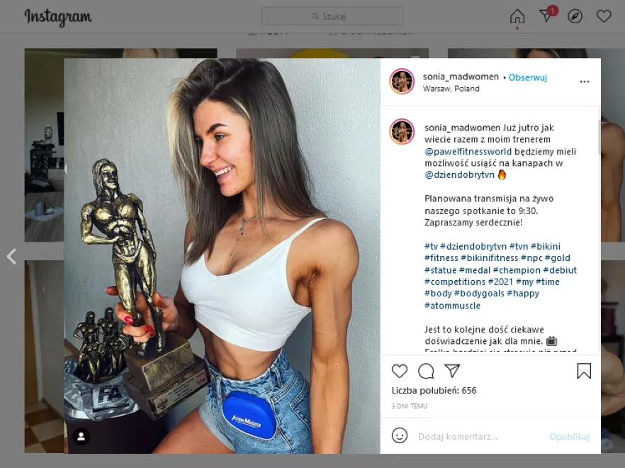 Ciało doskonałe w każdym ujęciu: Oto nowa polska mistrzyni bikini fitness