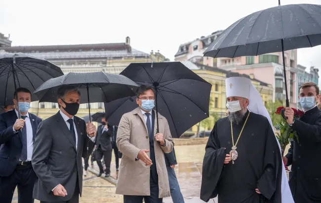 Antony Blinken i Dmytro Kułeba