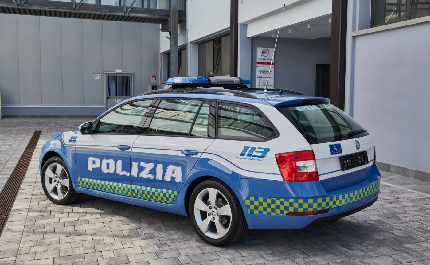 Skoda w policji