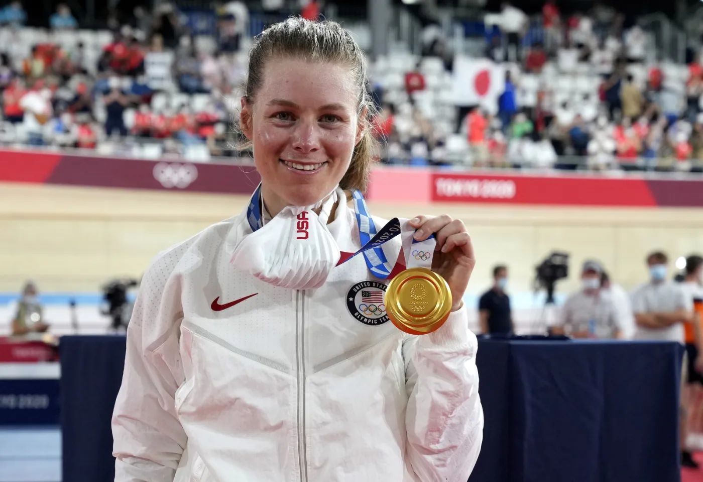 Tokio 2020. Amerykanka Valente najlepsza w omnium. Polka zaliczyła kraksę
