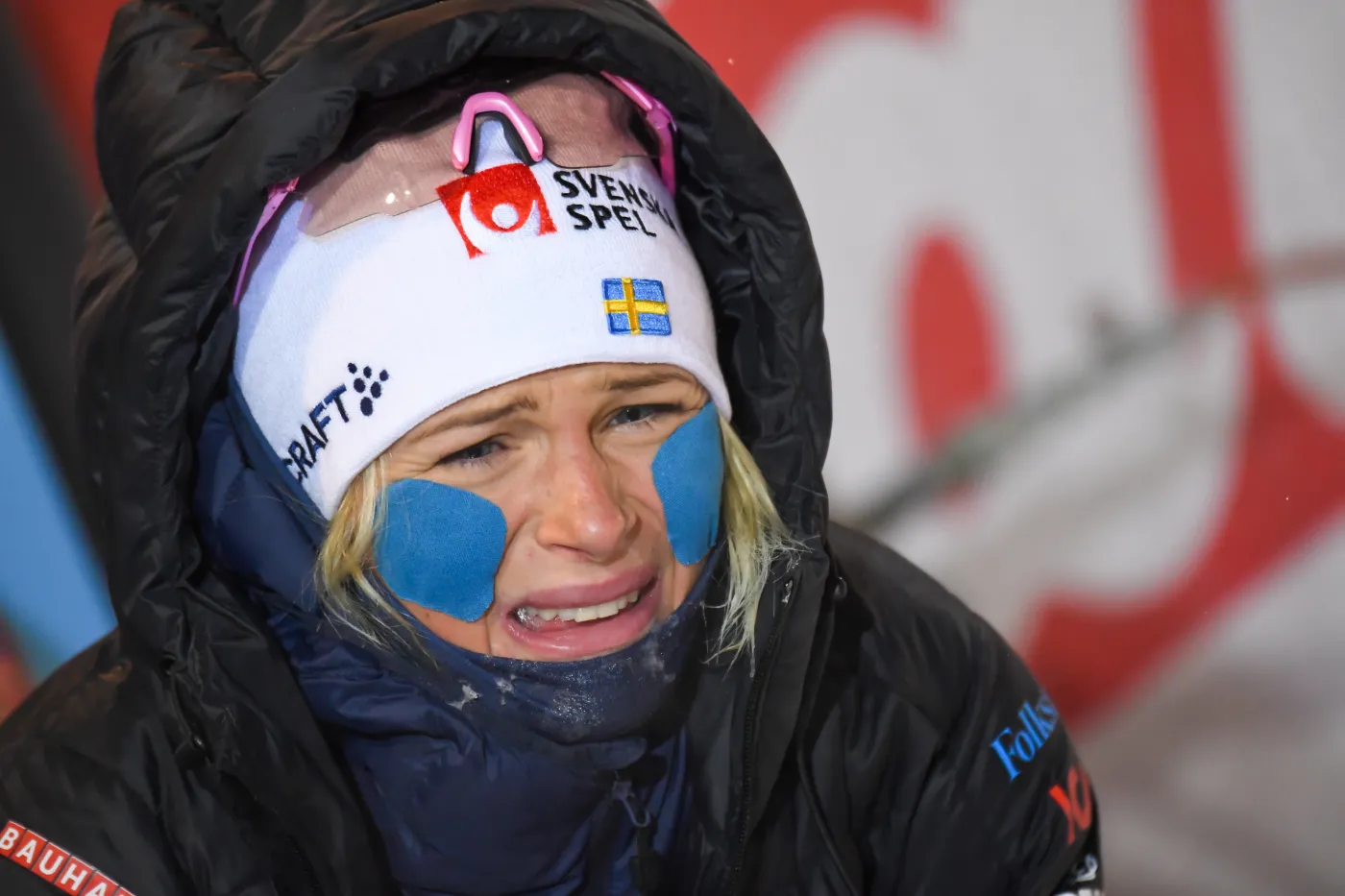 Frida Karlsson musiała uciekać z fotela zwycięzcy. Zapaliły się jej spodnie