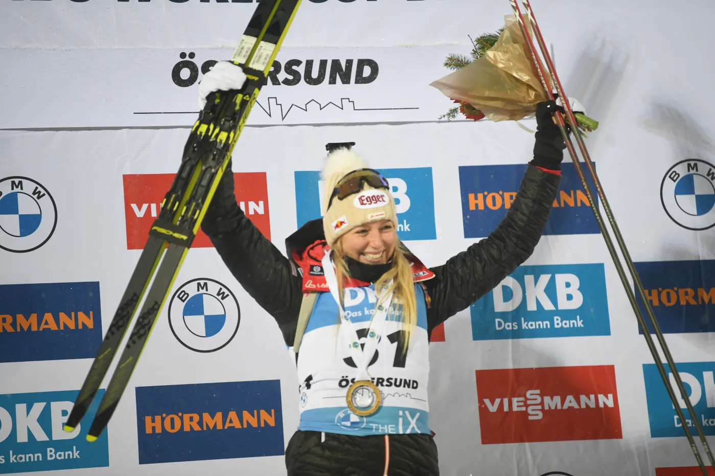 PŚ w biathlonie. Hauser zwyciężyła w sprincie, Polki bez punktów