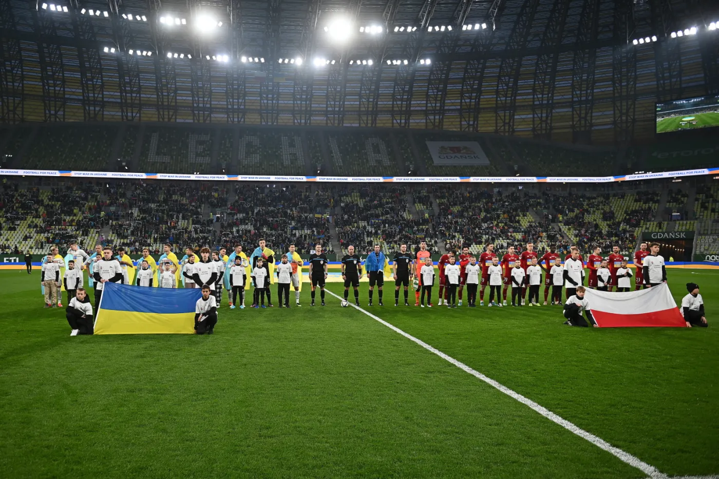 Lechia i Szachtar zagrali przeciw wojnie. 12-latek z Mariupola ustalił wynik