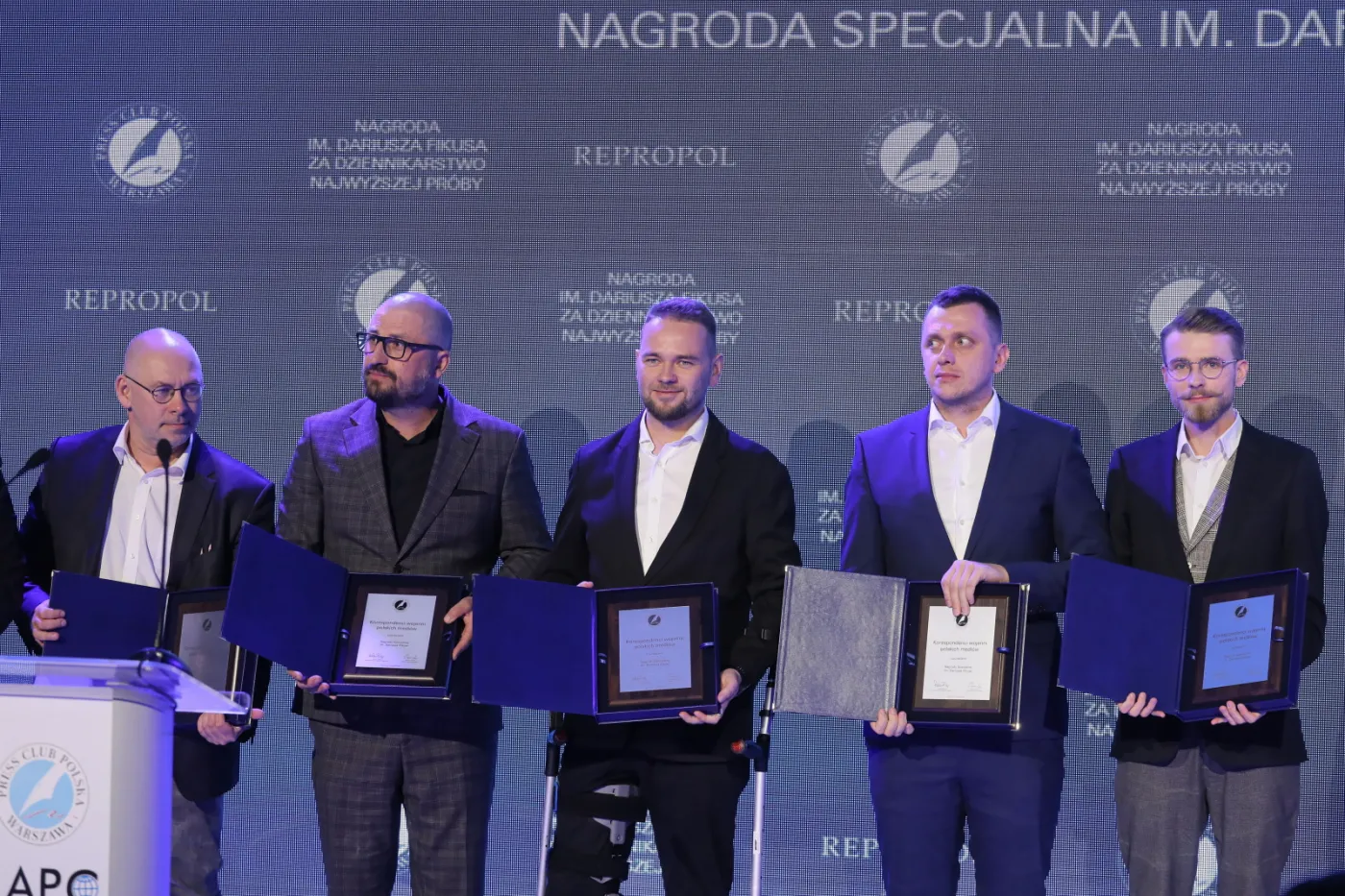 Maksymilian Rigamonti uhonorowany za relacje z wojny w Ukrainie