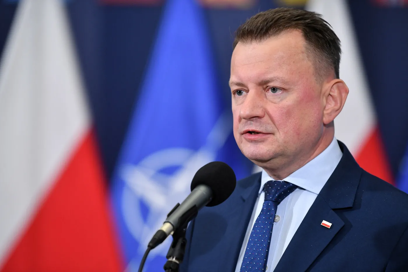 Błaszczak w Kijowie: Rosja - biała, czerwona czy putinowska - zawsze była taka sama