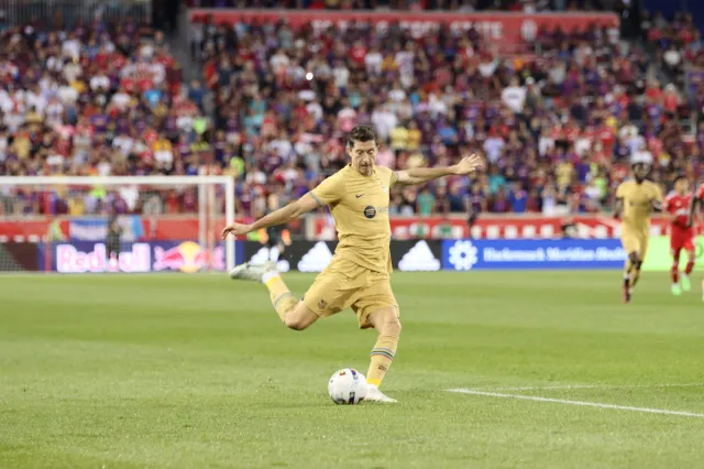 Lewandowski znów bez gola, Barcelona pokonała New York Red Bulls